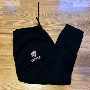 Nike Men’s XXL Black Sweatpants with Phillips Exeter Academy Embroidered…